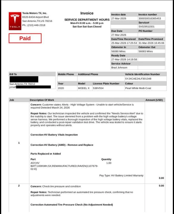 2020 Tesla Model X - Image 14 of 21