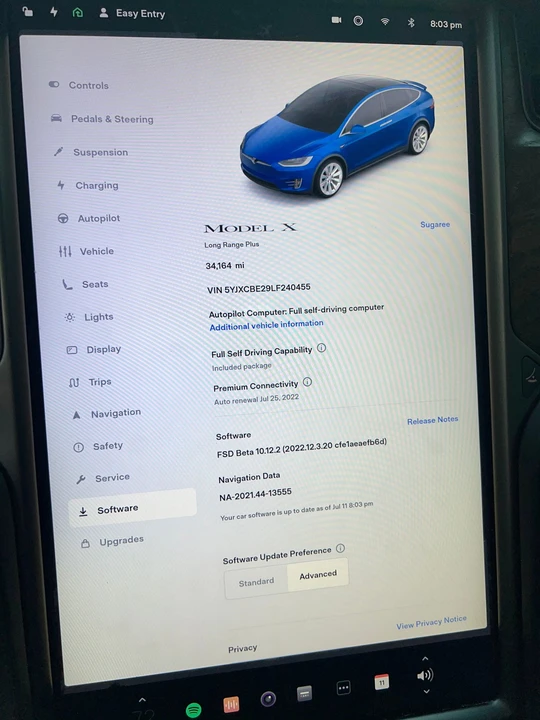 2020 Tesla Model X - Image 8 of 10