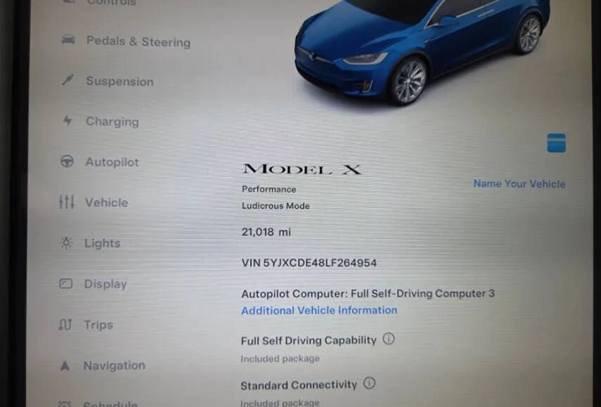 2020 Tesla Model X - Image 7 of 11