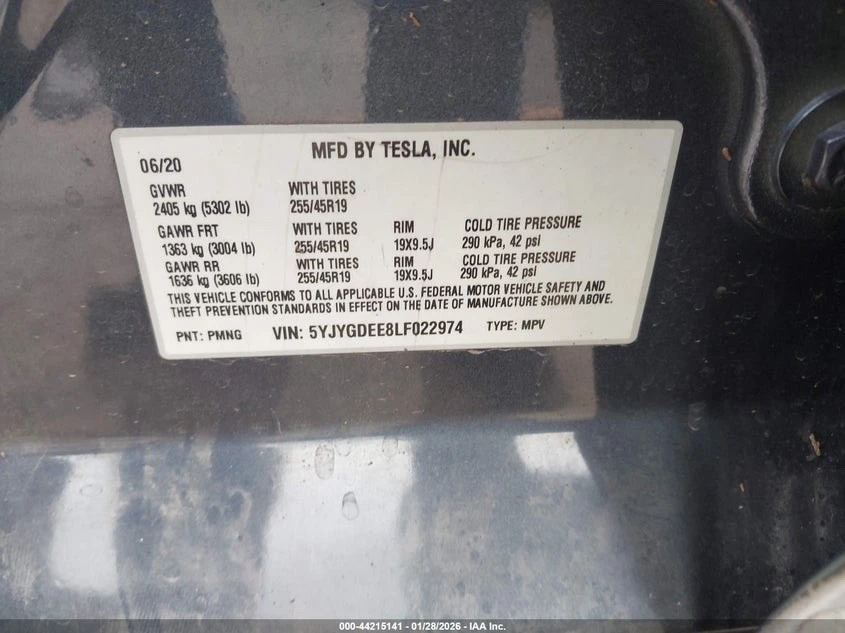 2020 Tesla Model Y - Image 9 of 9