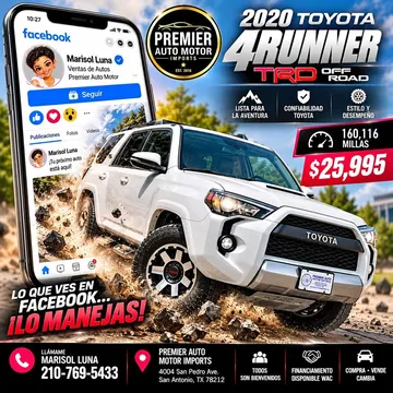 2020 Toyota 4Runner TRD Off Road 4x4