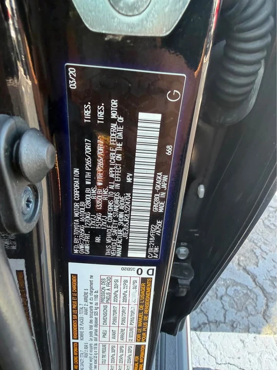 2020 Toyota 4Runner 5th Gen - Image 11 of 11
