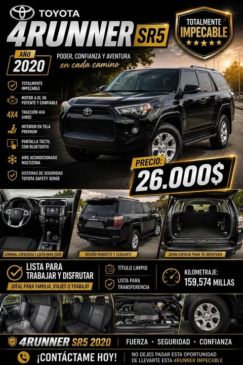 2020 Toyota 4Runner 5th Gen - Image 10 of 10