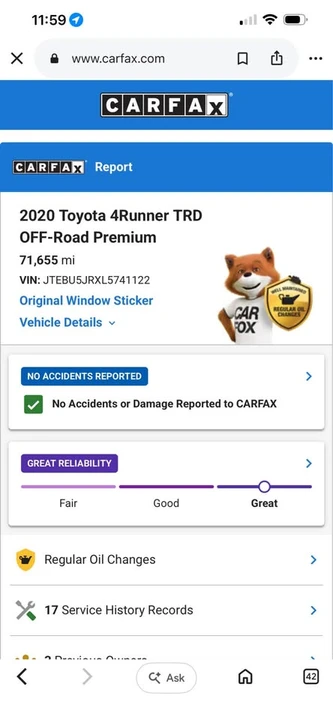 2020 Toyota 4Runner 5th Gen - Image 18 of 19