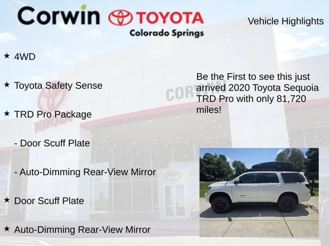 2020 Toyota Sequoia 2nd Gen - Image 3 of 5