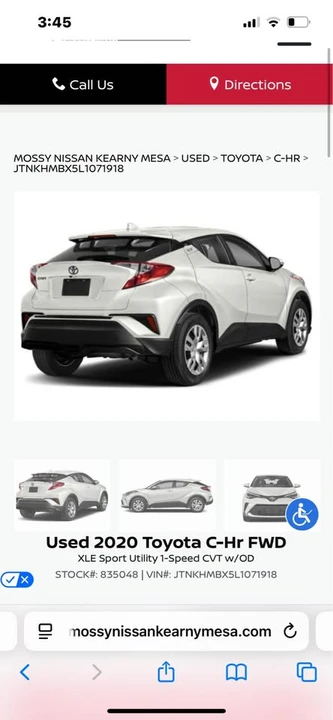 2020 Toyota C-HR - Image 2 of 3