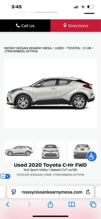 2020 Toyota C-HR - Image 3 of 3
