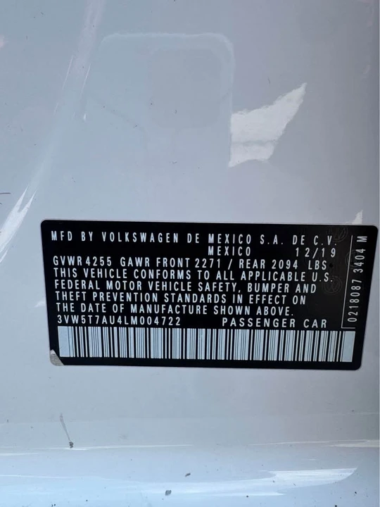 2020 Volkswagen GTI Mk7 - Image 11 of 11