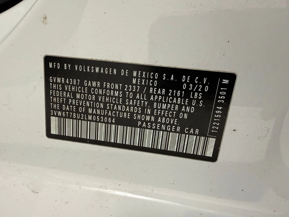2020 Volkswagen A7 Jetta - Image 13 of 21