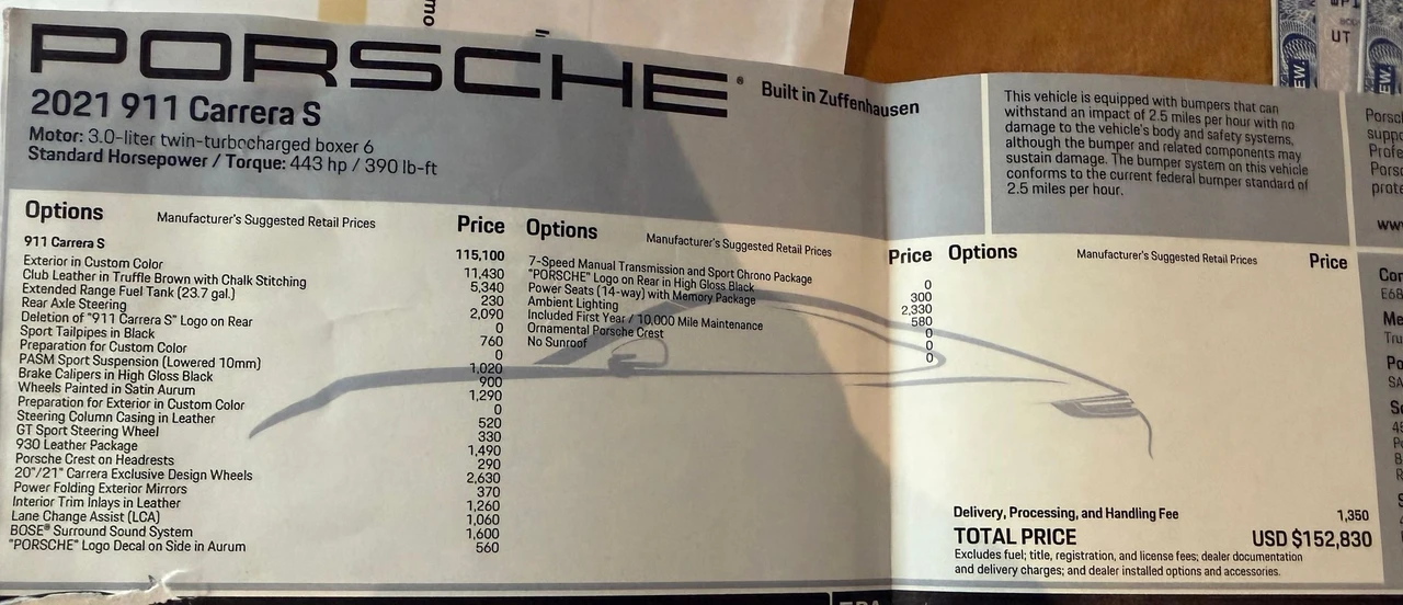 2021 Porsche 992 Carrera S - Image 12 of 17