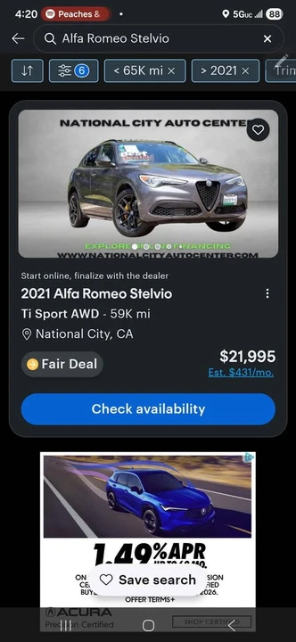 2021 Alfa Romeo Stelvio - Image 11 of 12