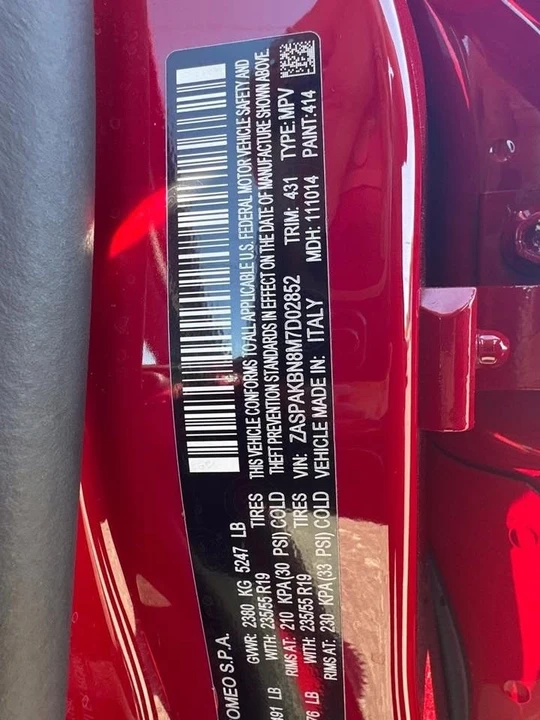 2021 Alfa Romeo Stelvio - Image 20 of 20