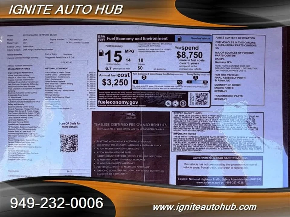 2021 Aston Martin DBX - Image 16 of 19