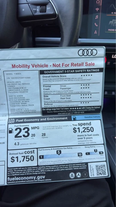 2021 Audi F3 Q3 - Image 15 of 15