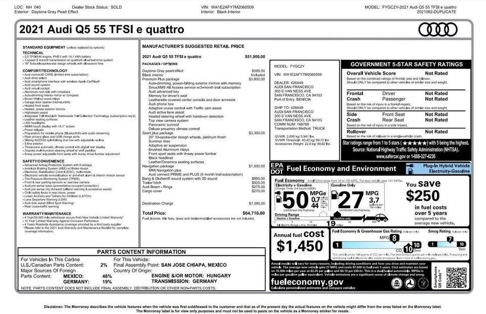2021 Audi FY Q5 - Image 5 of 20