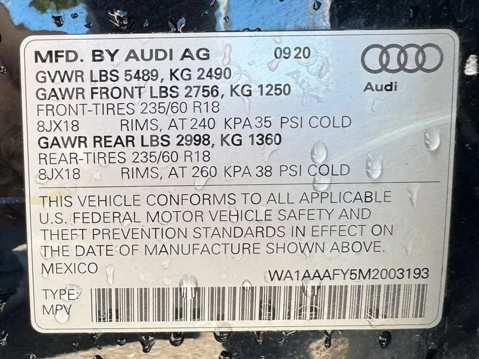 2021 Audi FY Q5 - Image 12 of 12