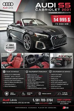 2021 Audi S5 Cabriolet Progressive