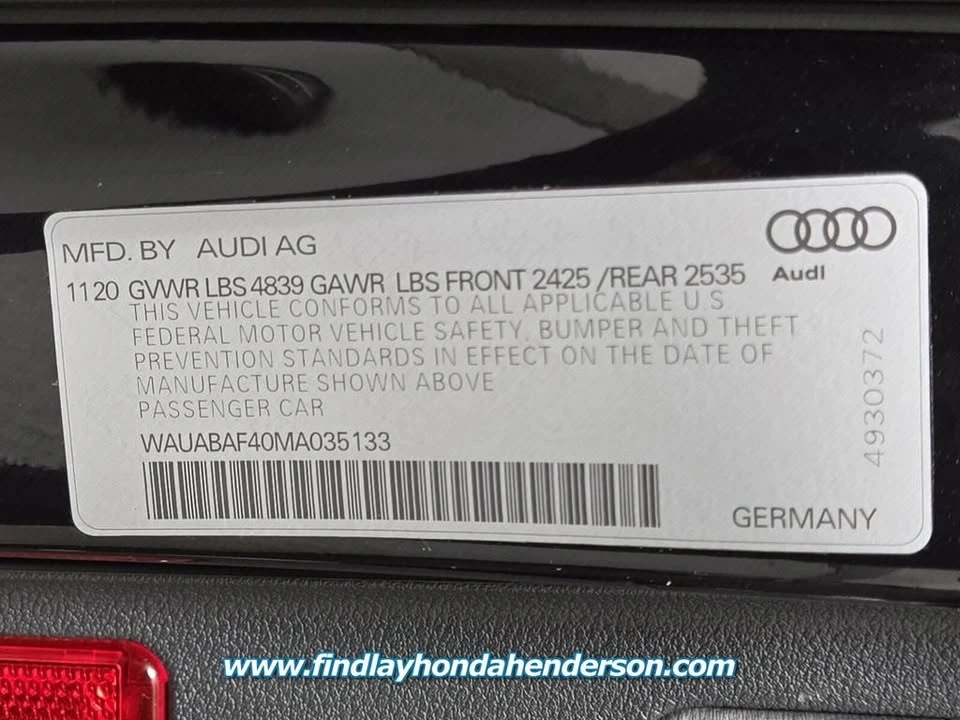 2021 Audi B9 A4 - Image 13 of 20