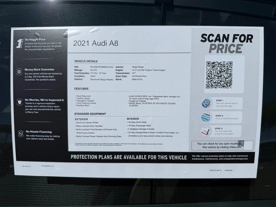 2021 Audi D5 A8 - Image 6 of 7