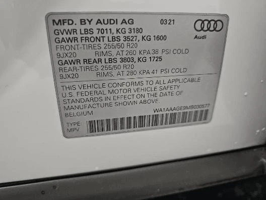 2021 Audi e-tron GT - Image 11 of 20