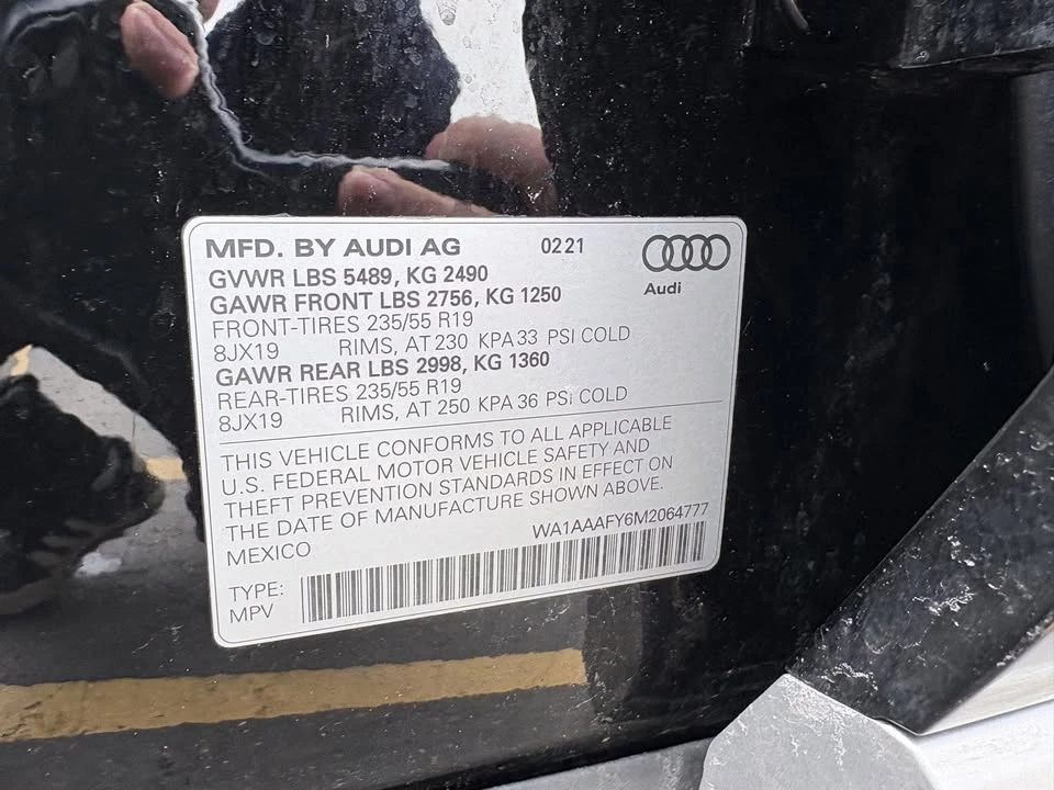 2021 Audi FY Q5 - Image 16 of 19
