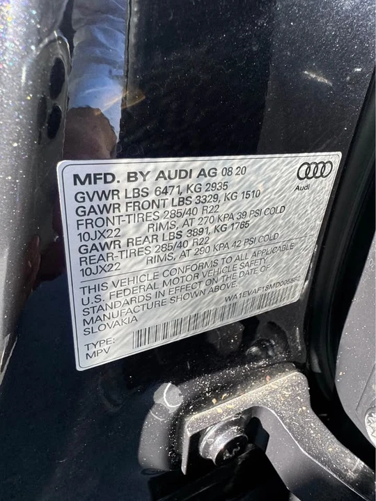 2021 Audi Q8 - Image 8 of 10