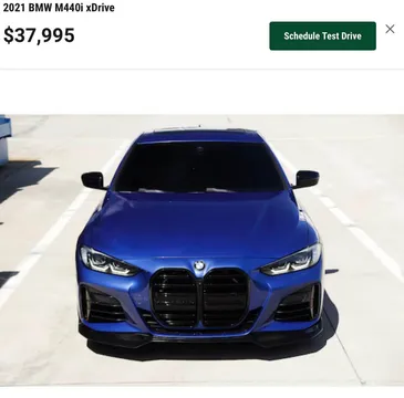 2021 BMW 4 Series M440i Coupe 2D