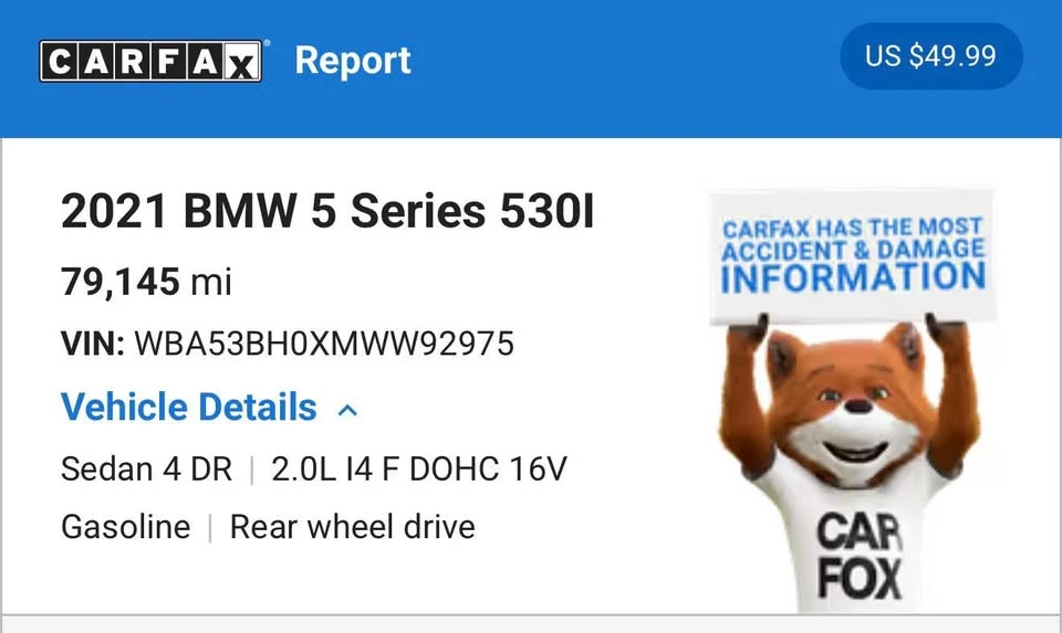 2021 BMW G30 5 Series Sedan - Image 12 of 13