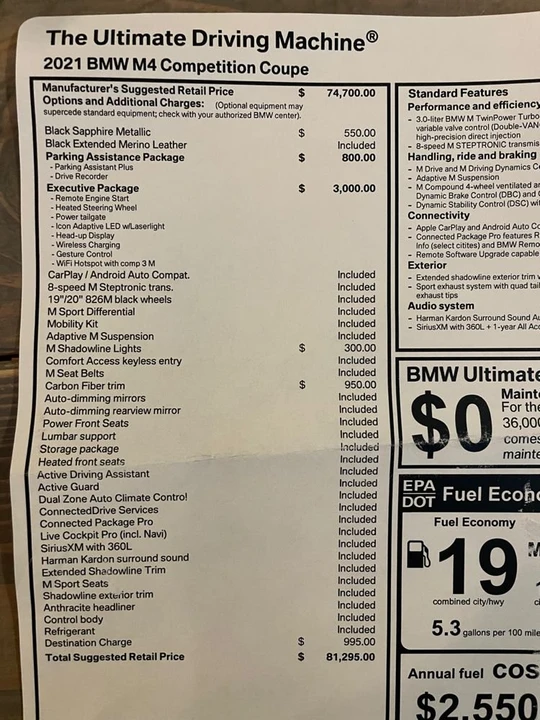2021 BMW G82/G83 M4 - Image 6 of 7