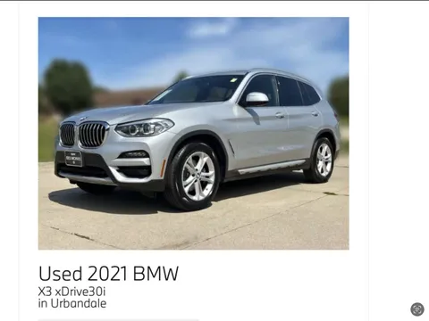 2021 BMW X3