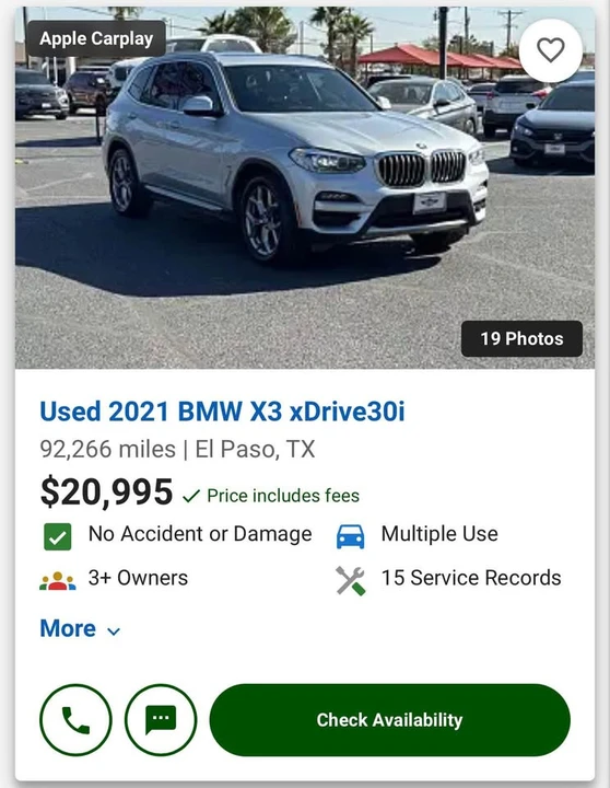 2021 BMW G01 X3 - Image 12 of 12