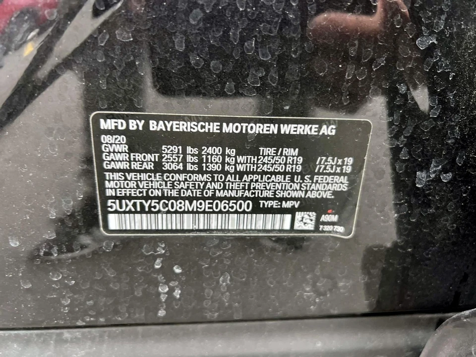 2021 BMW G01 X3 - Image 21 of 21