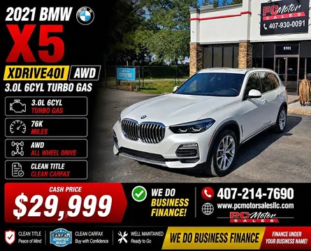 2021 BMW X5 xDrive40i Sport Utility 4D
