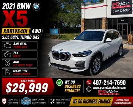 2021 BMW X5 xDrive40i Sport Utility 4D