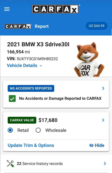 2021 BMW G01 X3 - Image 20 of 20