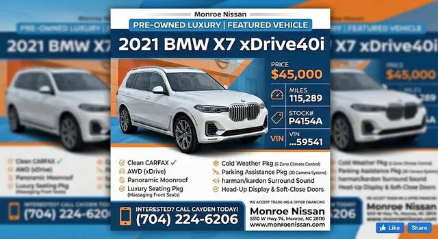 2021 BMW X7 xDrive40i
