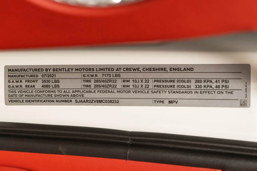 2021 Bentley Bentayga Speed - Image 19 of 21