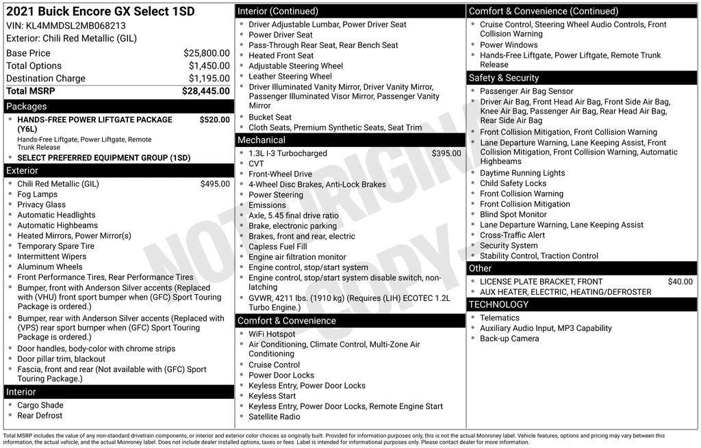 2021 Buick Encore GX - Image 4 of 12