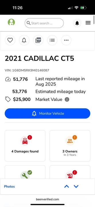 2021 Cadillac CT5 - Image 15 of 16