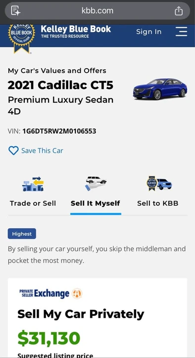 2021 Cadillac CT5 - Image 2 of 7