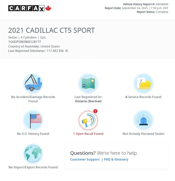 2021 Cadillac CT5 - Image 6 of 6