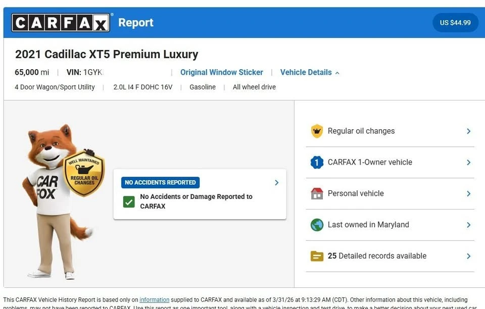 2021 Cadillac XT5 - Image 15 of 15