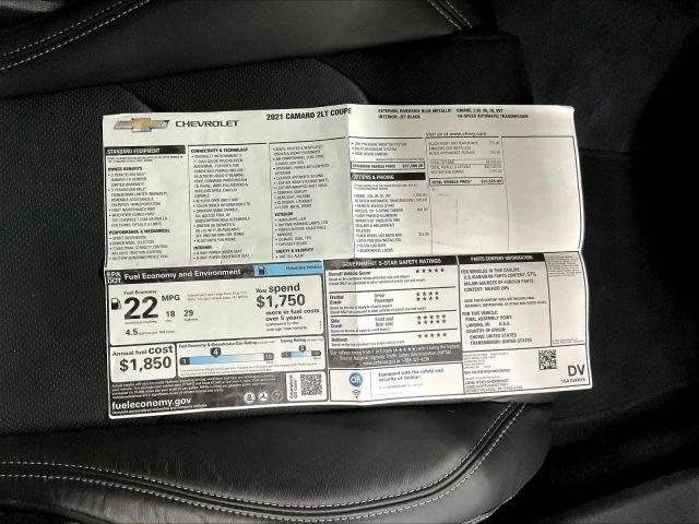 2021 Chevrolet Camaro 6th Gen - Image 3 of 31