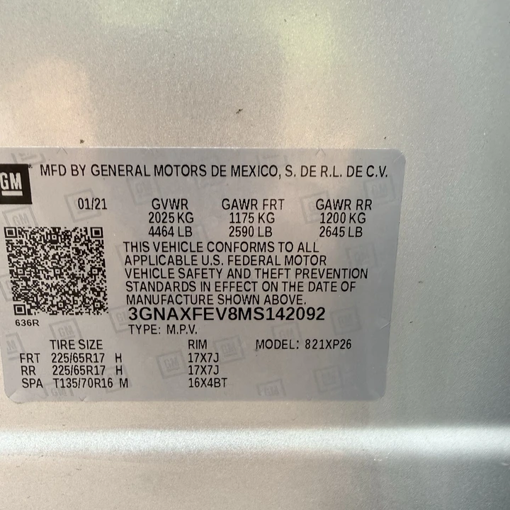 2021 Chevrolet Equinox - Image 15 of 15