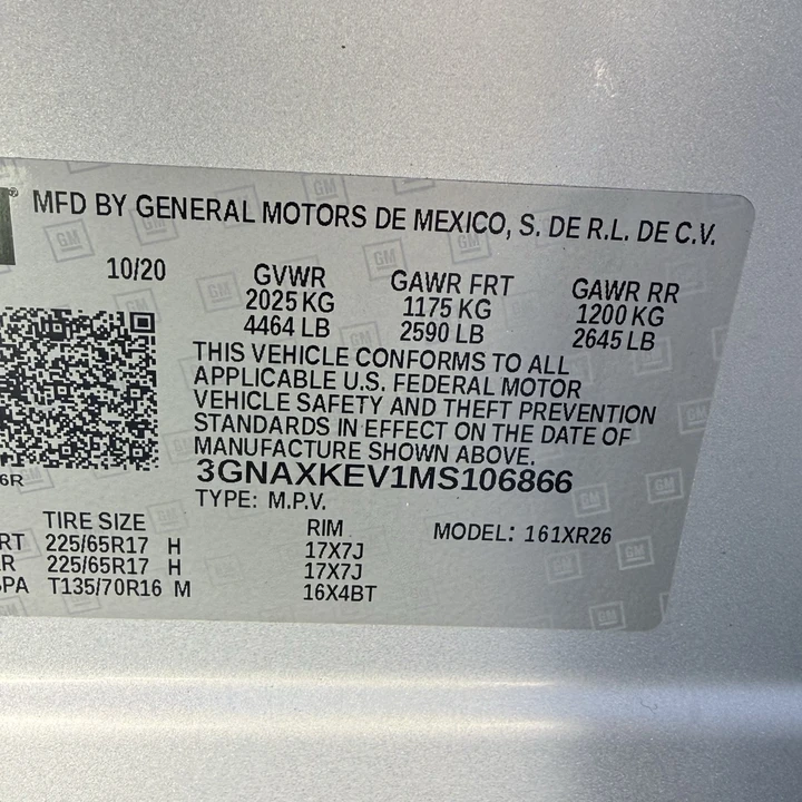 2021 Chevrolet Equinox - Image 19 of 19