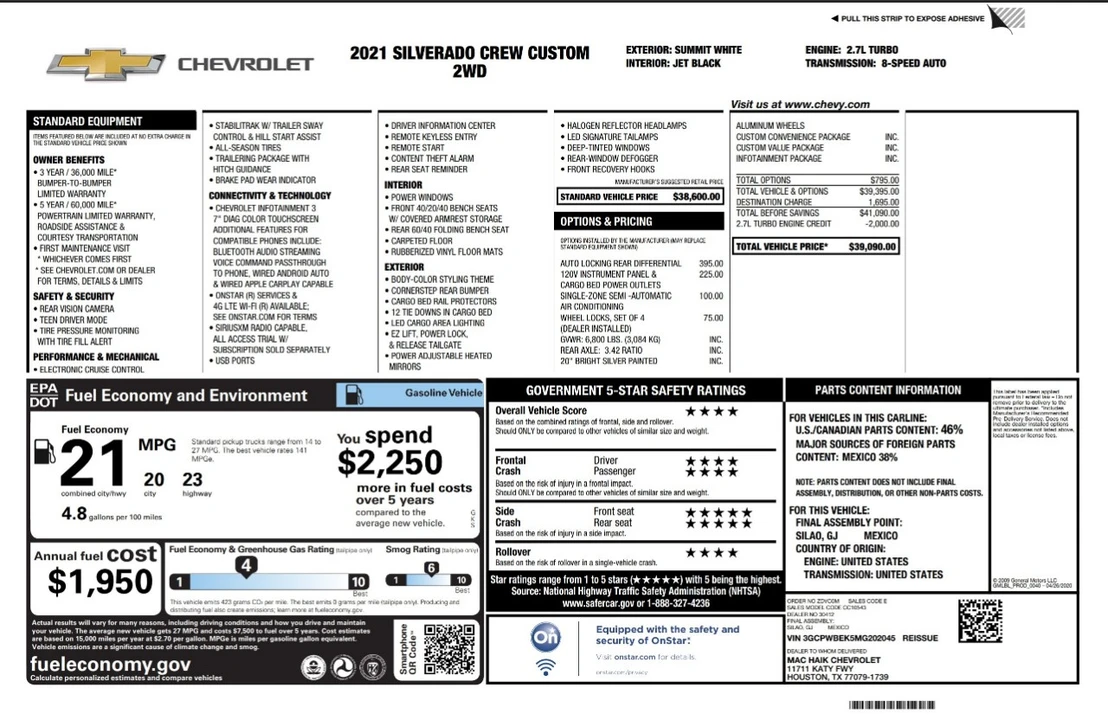 2021 Chevrolet Silverado 4th Gen - Image 4 of 12