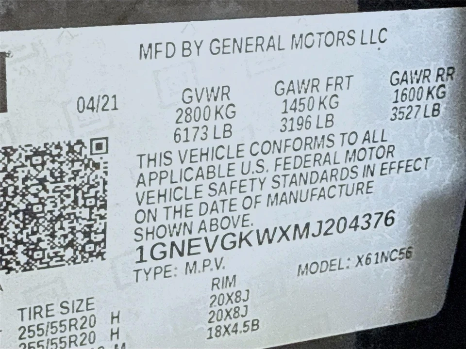 2021 Chevrolet Traverse - Image 14 of 14
