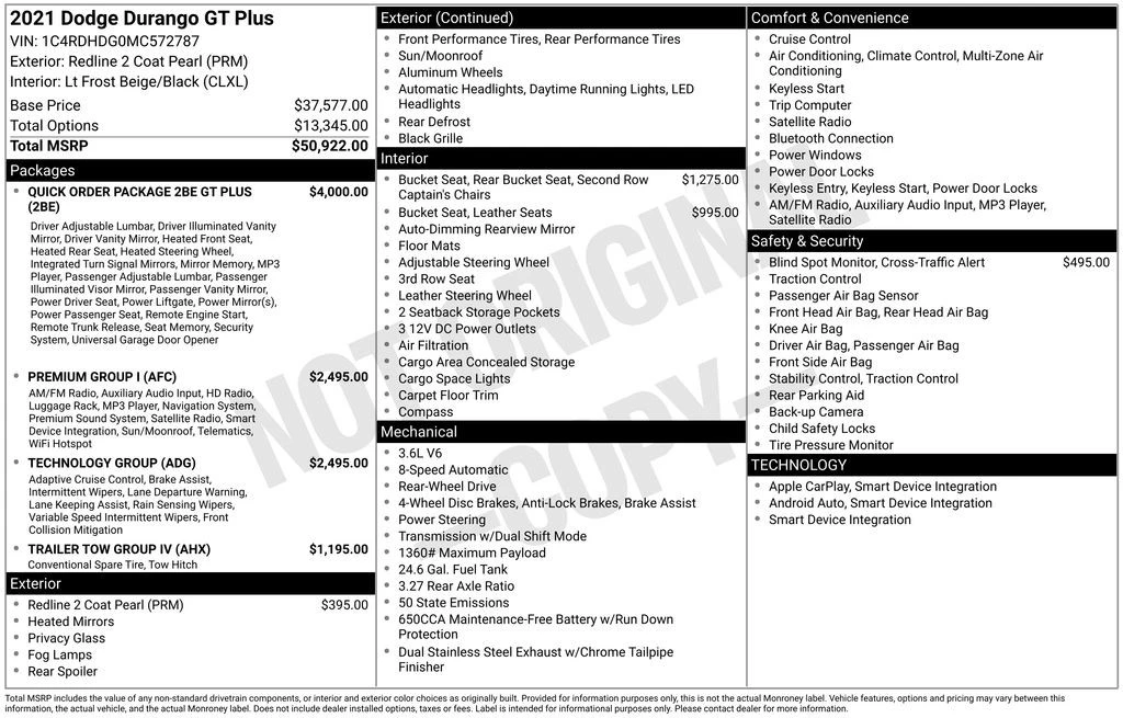 2021 Dodge Durango 3rd Gen - Image 6 of 12