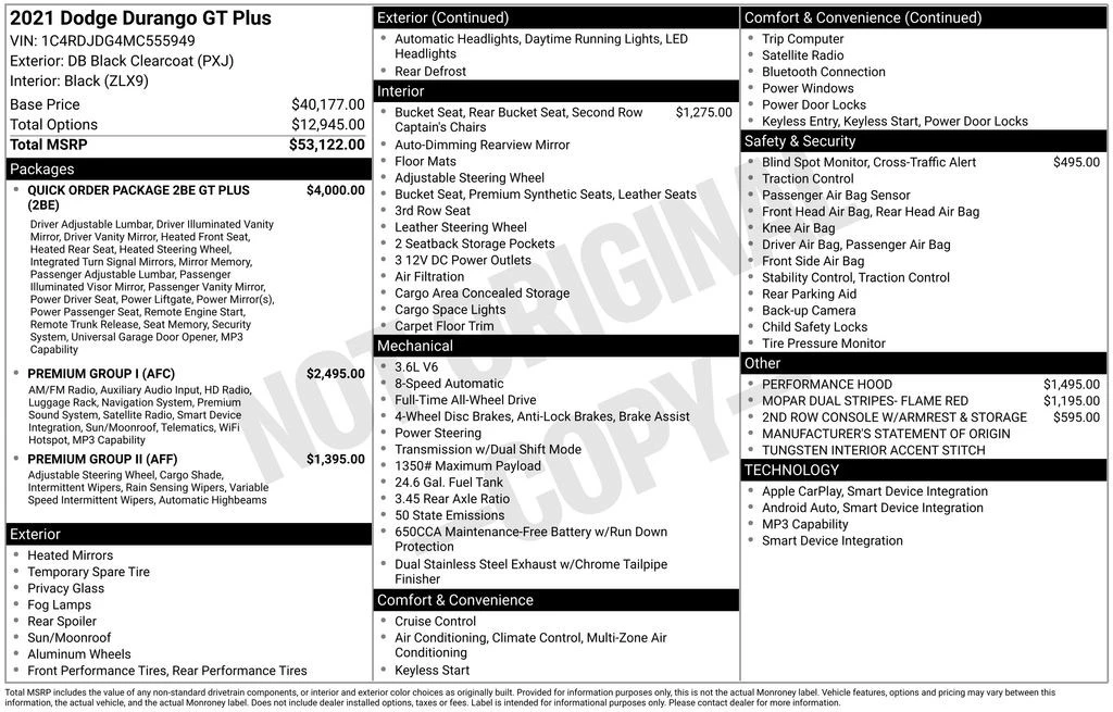 2021 Dodge Durango 3rd Gen - Image 6 of 12