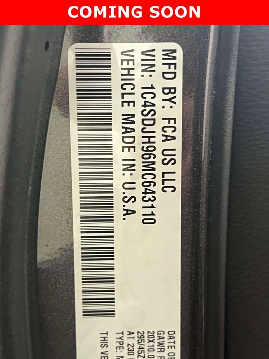 2021 Dodge Durango SRT Hellcat 3rd Gen - Image 19 of 29